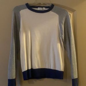 Cream/Navy/Gray Sweater
